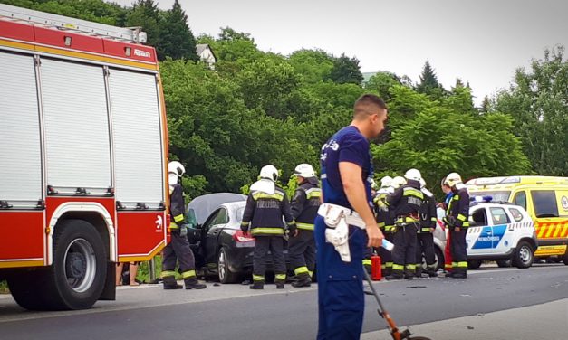Baleset Budaörsnél! Kifelé menet áll a forgalom az 1-esen