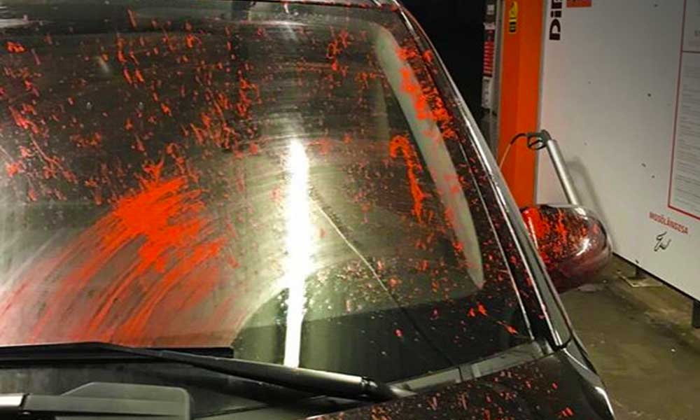 Vigyázz a ferihegyi gyorsforgalmin!  Festékpuskával lövöldözik az autókat