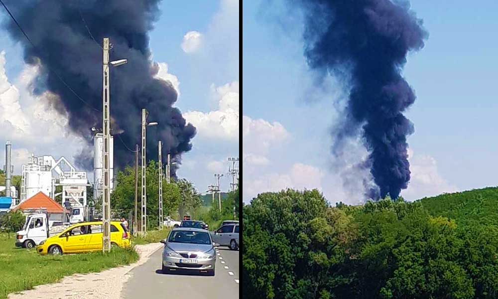 Óriási fekete füstfelhő a pesti agglomerációban! Vizsgálják a levegőt a környéken