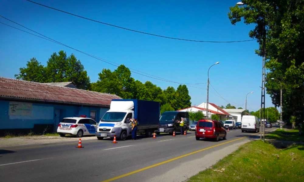 Gyors rendőrségi akció az ittas sofőrök kiszűrésére