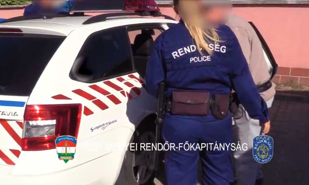 Két drogdílert kapcsoltak le a pesti agglomerációban, videón a letartóztatásuk