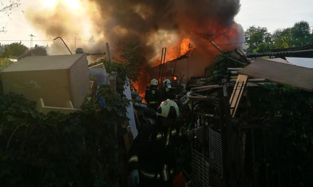 A tűz martaléka lett egy családi ház Érden