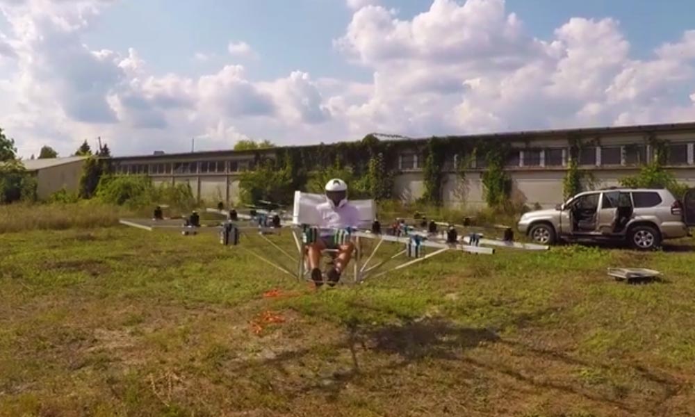 Repülő autóval a belvárosba? Meglepő, de már működik az embert szállító drón!