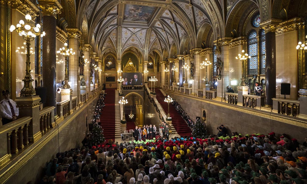 Gyermekkarácsony a Parlamentben