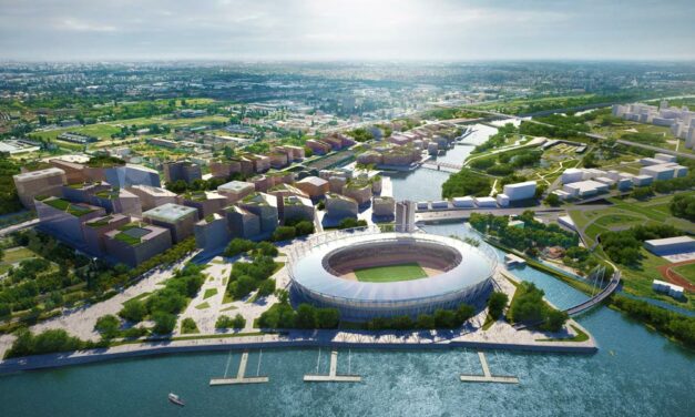 Ultramodern, látványos városközpont épül a Csepel-sziget jelenleg lepattant északi csücskénél