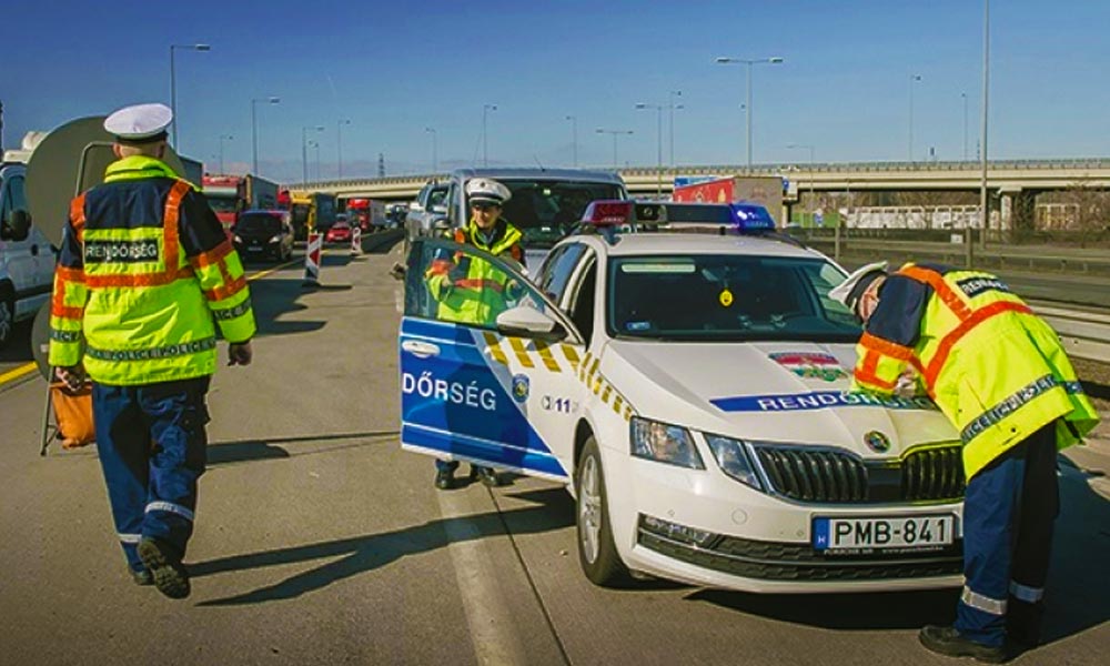 Rendőrségi bevetés az M0-áson, elképesztő dolgok történnek a körgyűrűn