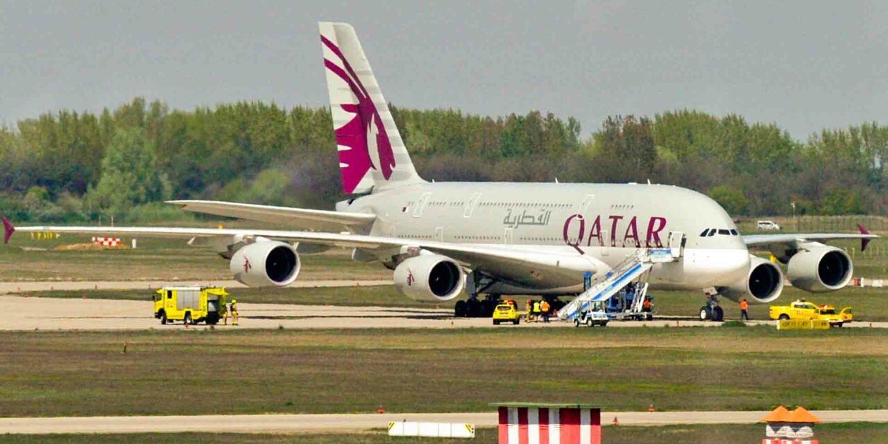 Kényszerleszállást hajtott végre Ferihegyen a világ legnagyobb utasszállító repülőgépe