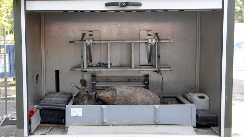 Itt van az a bomba, amiért lezárták a Városliget környékét