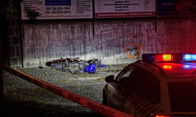 Tragédia: Betonfalnak csapódott egy motoros Piliscsabán