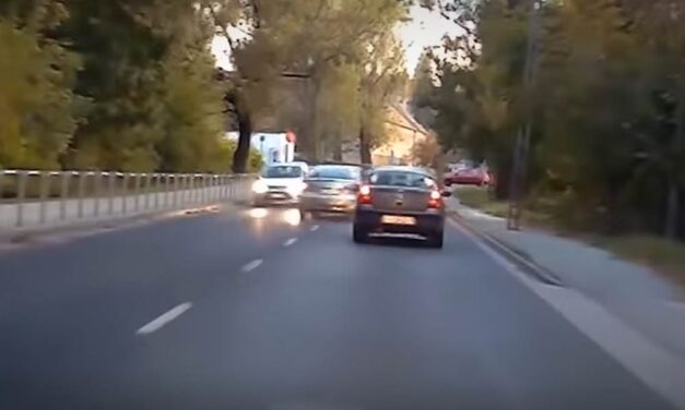 Esztelen előzés: egy idióta miatt majdnem többen meghaltak