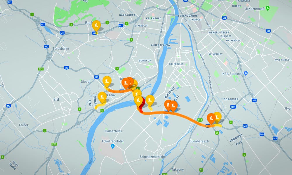 Csúszik az M0-ás déli szektorának átadása, még egy hónap araszolás következik