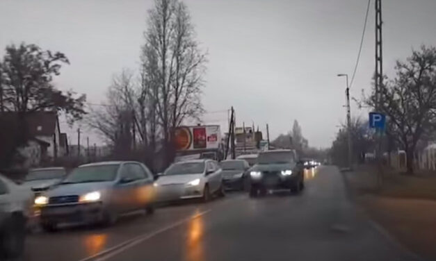 Azt hitte az idióta BMW-s, hogy neki mindent szabad, életveszélyes előzés Dél-Pesten