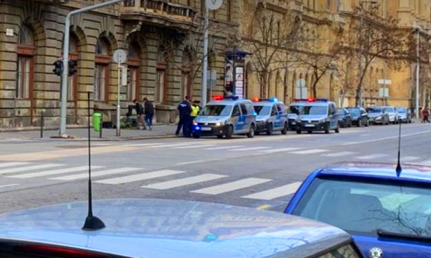 Bombagyanús táskát találtak a Belvárosban, lezárták a környéket
