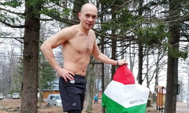 Futónadrágban, minusz 2 fokban 23 kilométert futott egy férfi