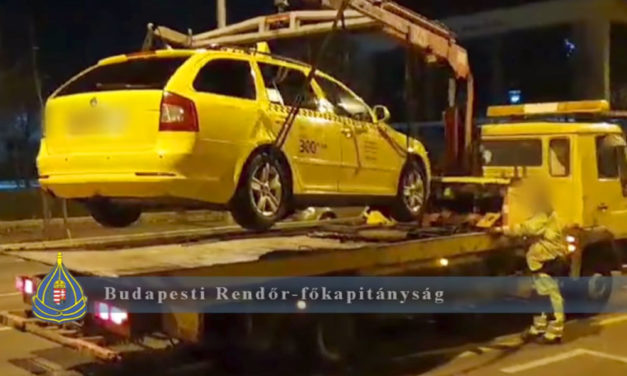 Razzia a belvárosban: Lefoglalták az engedély nélkül működő taxikat