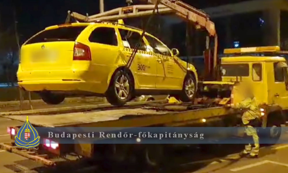 Razzia a belvárosban: Lefoglalták az engedély nélkül működő taxikat