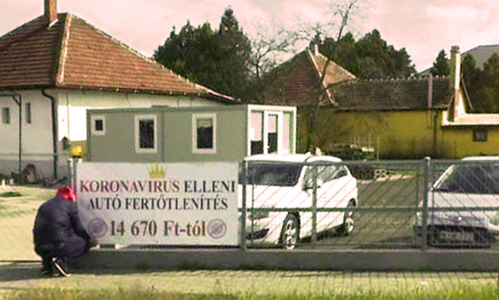 Koronavírus elleni védőfertőtlenítést kínáltak Vecsésen, eljárás indult a cég ellen