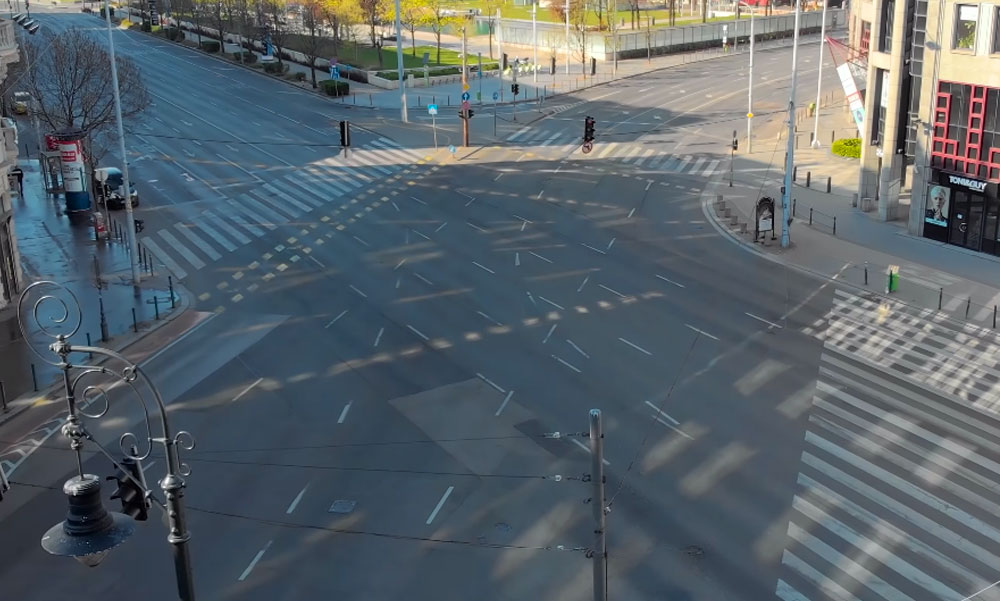 Szellemváros lett Budapest: Videó a teljesen üres fővárosról