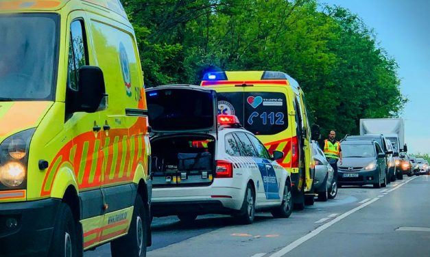 Nagy karambol, óriási dugó Budakeszi és Budaörs között