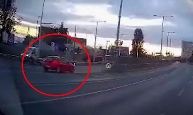 Az idióta autós az M3 bevezetőn hajtott szembe a forgalommal