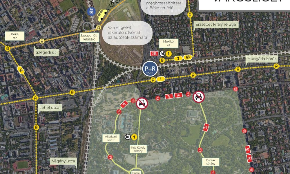 Teljesen autómentessé válik a Városliget