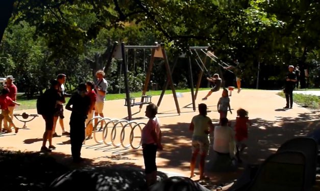 „Kevesebb beton, több zöld és több beleszólás” – mondta a főpolgármester, a tabáni szabadidőpark átadóján