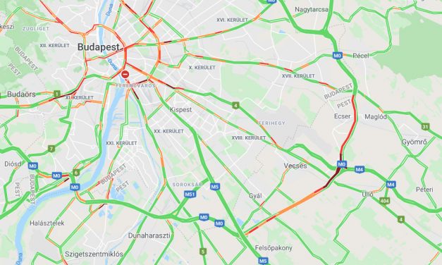Baleset az M0-áson több kilométeres a torlódás