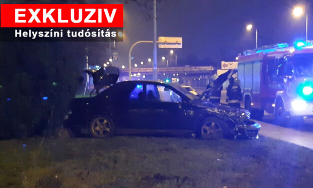 Drogosan versenyzett két autós az Üllői úton, hatalmas karambol lett belőle