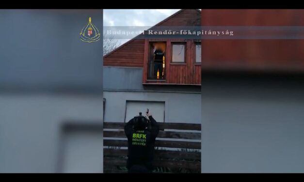 Budaörsi családi házban bujkált az a férfi, aki nem akart bevonulni a börtönbe – Érte mentek a rendőrök, de nem volt olyan egyszerű az elfogás – videó