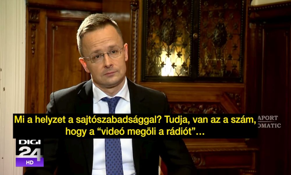 „Visszautasítok minden hazugságot az országunk, és a kormányunk ellen, amely szerint nem biztosítjuk a sajtószabadságot” – Szijjártó szerint a nyugati sajtó hazudik az itthoni sajtószabadságról