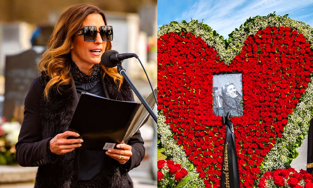 „Azt mondtad, csak azt kívánom, hogy szeressenek! Örökkön örökké szeretni fogunk…” – búcsúbeszédet mondott édesanyja temetésén Rubint Réka