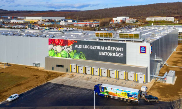 Gigantikus hűtőszekrényt épített az ALDI az agglomerációban