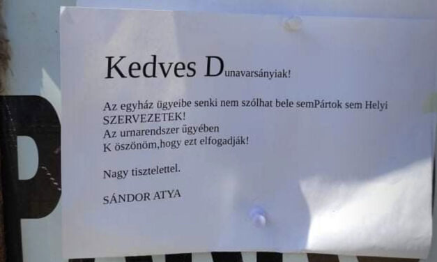 „Az egyház ügyeibe senki sem szólhat bele” – írták a dunavarsányi templomra, miután a szomszédok megkérdezése nélkül temetőt kezdett építeni a pap