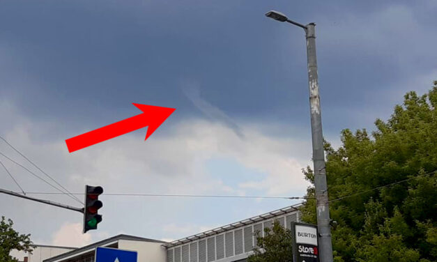 Különös jelenség az Allee felett: Pusztító tornádó akart lenni, tuba lett belőle