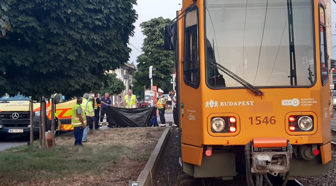 Megrázó képek: Halálra gázolta az 50-es villamos a 78 éves pestszentlőrinci nőt