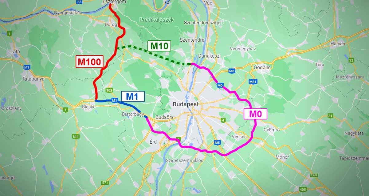 Itt vannak az M100-as út építésének új részletei, de mi a helyzet a sokak által nagyon várt M10-es úttal?