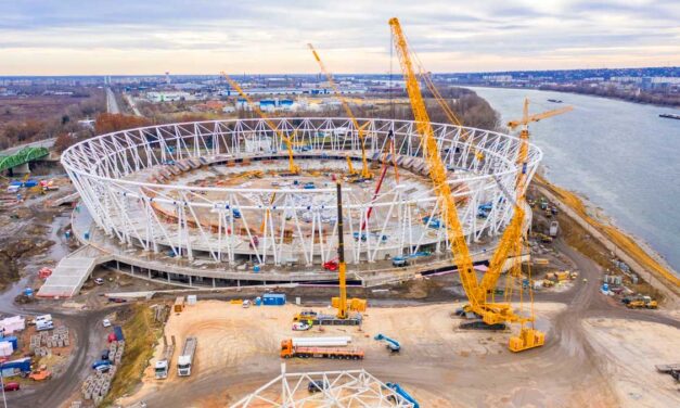 Fontos mérföldkőhöz érkezett az Atlétikai Stadion építése, nemzetközileg is kiemelkedő dolog történt