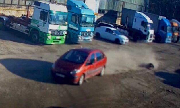 A gázra taposott és elütött egy embert, mert észrevették, hogy lopni akar – Videó