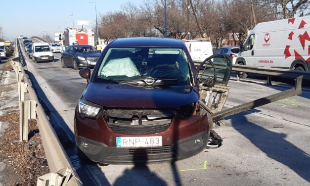 Baleset a Ferihegyi úton, az utat mindkét irányba lezárták: a közelben egy másik baleset is történt, nagyon nehéz a közlekedés a környéken