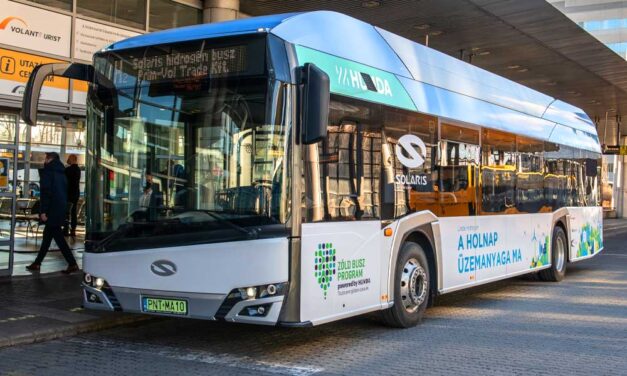 Magyarországon elsőként hidrogén meghajtású busz áll üzembe Vecsés és Kőbánya között