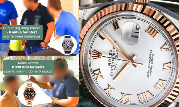 Pofátlan lopás: Időmérő eszközként könyvelt el egy 12 milliós Rolex luxuskarórát a 2. kerületi sport kft. előző vezetése