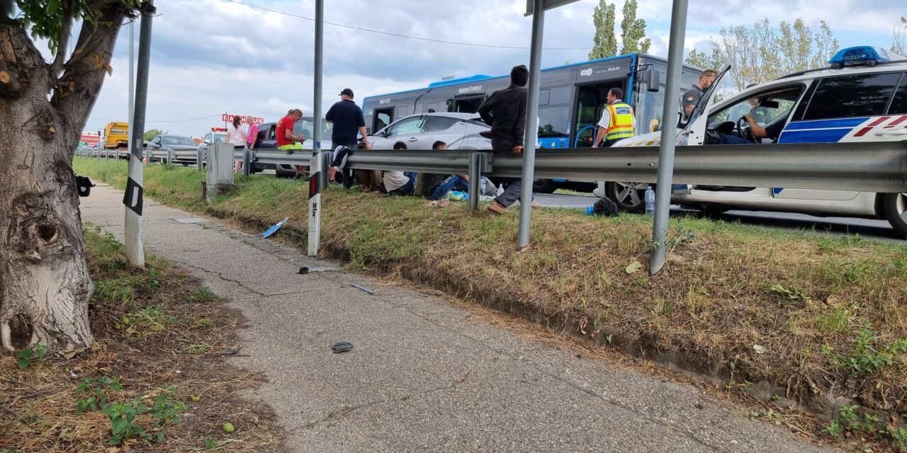 Hatalmas ütközés után Budapest határában ért véget a szír embercsempész karrierje