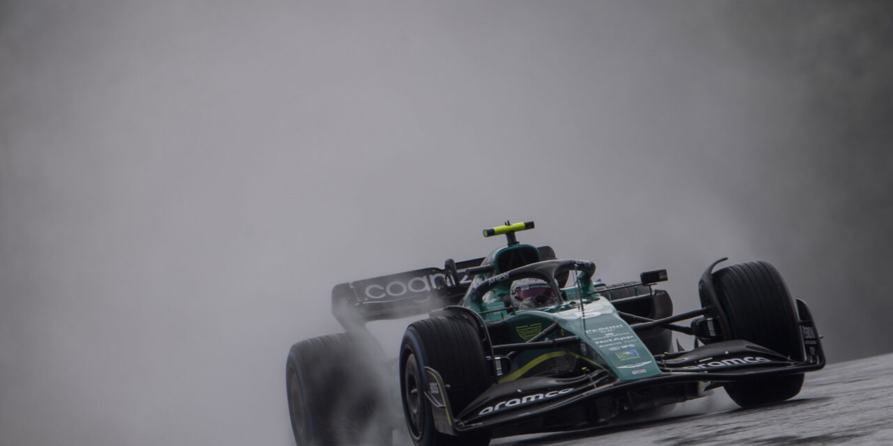 Forma-1: a visszavonuló Vettel szabadedzése a gumifalban ért véget a Hungaroringen