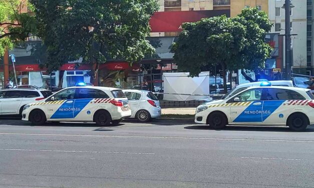 Késsel a kezében őrjöngött egy férfi a belvárosi utcán, meghalt a rendőri intézkedés közben