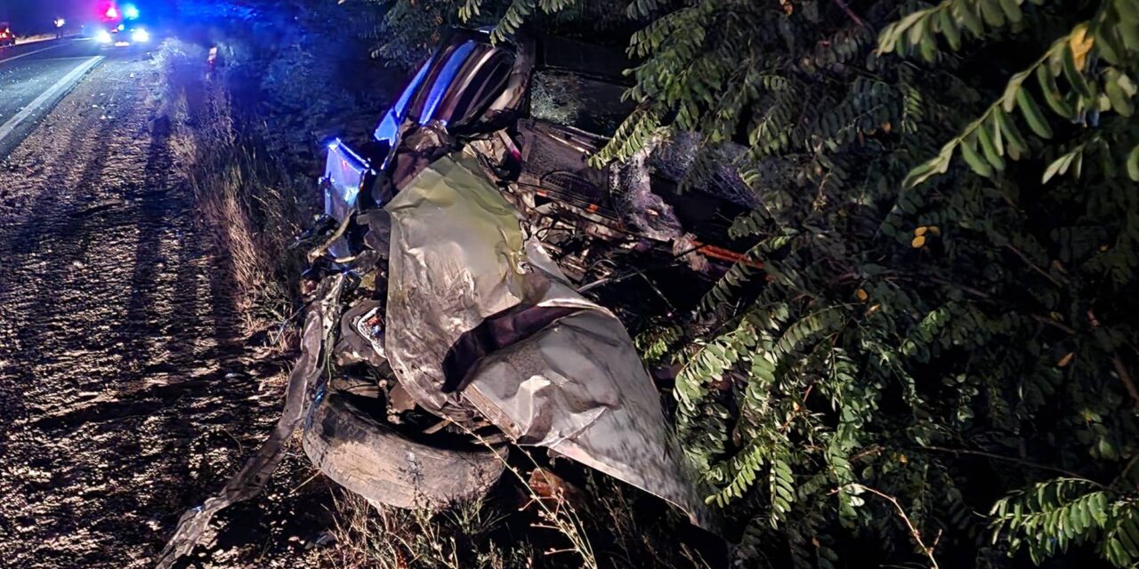 Hatalmas baleset az M2-esen: elaludt a volán mögött a Ford sofőrje, belerohant egy kamionba – Sokkoló fotók a helyszínről
