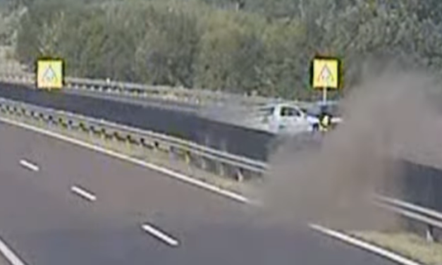 Az angyalok vigyáztak az ittas sofőrre és az őt követőkre az M3-on