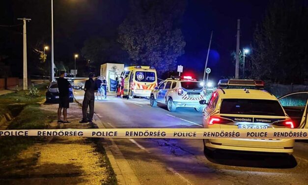 Tragikus motorbaleset Gyömrőn, áthajtott a földre került férfin egy teherautó – Fotók