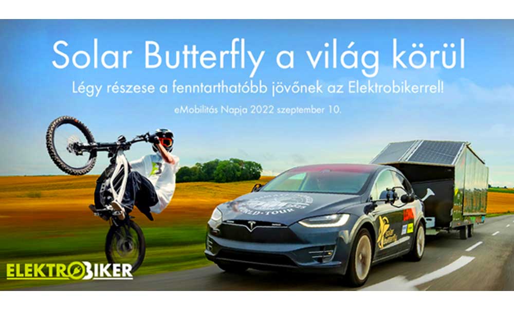 “Meg lehet menteni a bolygót!” – Magyarországra érkezik a 100%-ban megújuló energiával működő Solar Butterfly