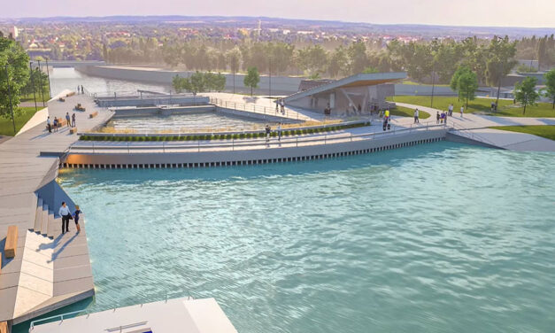 Így fog kinézni a Balaton dugója, a Sió-zsilipnél park is épül, már elkezdődött a munka, itt vannak a látványtervek