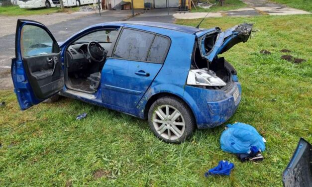 Megcsúszott autójával az ittas sofőr, egy Gyáli úti telephelyre zuhant – az utas súlyosan sérült